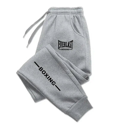 New Autumn EVERLAST Printed Jogging Pants Men's Tracksuit Pants for Men Sweatpants Jogger Men Brushed Gym Women Winter Trousers.
