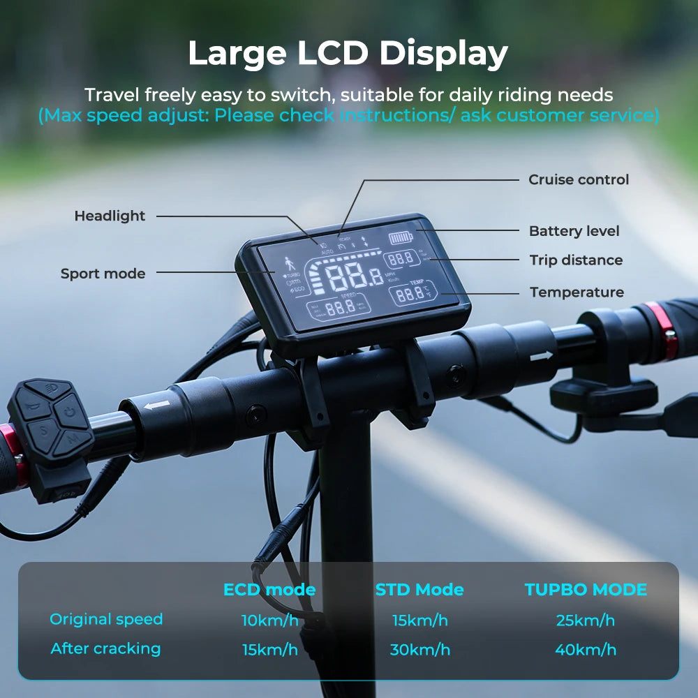 iScooter ix3 Foldable Adult Electric Scooter E-Scooter, 40KM/H Electric Kick Scooter, 800W Skateboards, 48V 10Ah Kickboard.