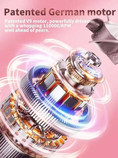 Ion Hair Dryer Professional Super Ionic Hairdryer Woman Electric Barber Blower Leafless Dry Machine