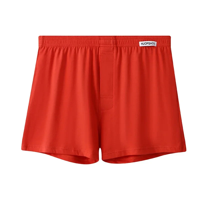 Herrenhöschen, Baumwolle, lockere Boxershorts, weiche, feuchtigkeitsableitende Jersey-Unterwäsche, Übergröße, Lounge, Sommer, Stretch, Schlaf, Pfeilhose
