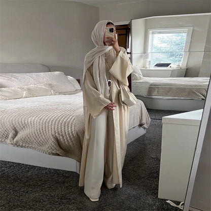 Ähnliche Baumwolle Leinen Batwing Kimono Abaya Dubai Islam Muslimischen Kleid Für Frauen Kebaya Kaftan Robe Musulmane Kaftan Marocain Femme.