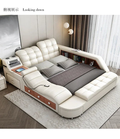 Master Under Storage Doppelbett Ästhetisches Master Nordic Multifunktionales Schlafzimmer Bettgestell Modernes Design Cama Casal Möbel