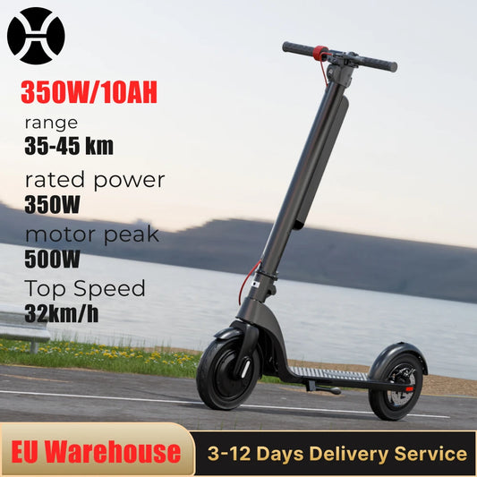HX X8 Powerful Electric Scooter 350W 10AH 36V Removable battery EScooter Foldable 10.0 inch Wheel Self-Balance E Scooter.