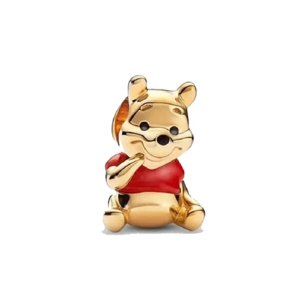 New fashion 100% S925 sterling silver Disney All-Star pendant beads, suitable for the original Pandora bracelet, women's fashion