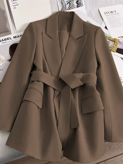 Blazer für Damen, Frühling und Herbst, neu in der Oberbekleidung, Bürodame, modische Blazer, lockere Passform, Damenbekleidung, Mäntel, Damenjacke.