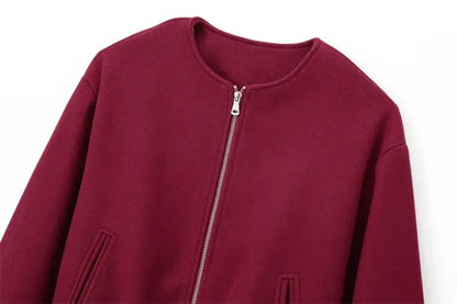 Jacken Herbst Damen 2025, neuer schicker lockerer Damenmantel, elegante Mode, Straße, warmer Jugendmantel