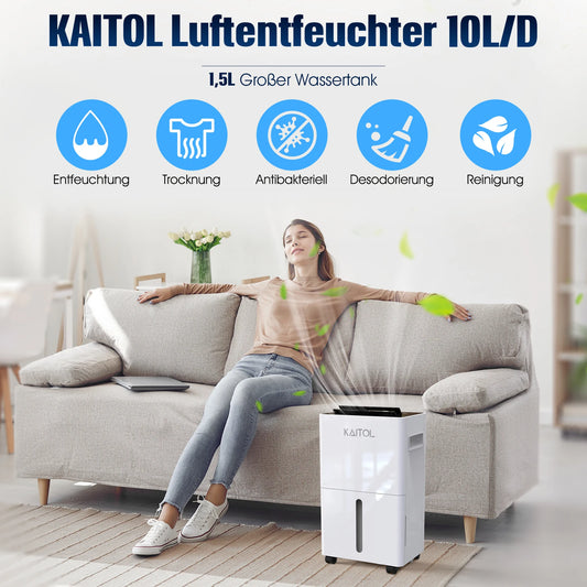 Anion purification dehumidifier home bedroom Silent automatic defrost basement clothes drying LED touch screen deshumidificador.