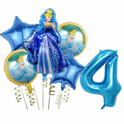 Disney Cinderella Geburtstag Dekoration Party Liefert Hintergrund Geschirr Set Luftballons Dekoration Party Gefälligkeiten Für Kinder Geburtstag