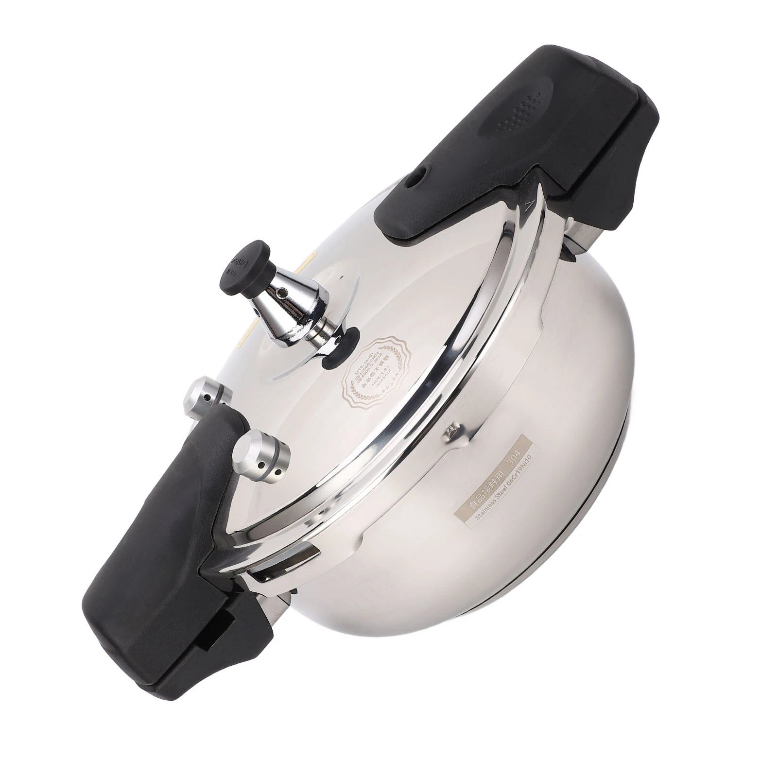 1.8L Stainless Steel Pressure Cooker Explosion Proof Stew Pot For Gas Stove Induction Cooker.