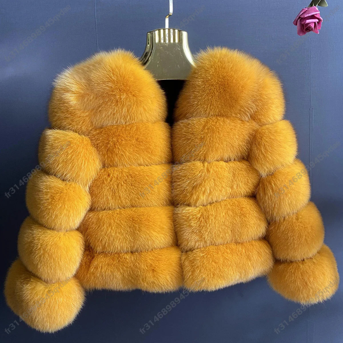 Damen Pelzmantel Damen Fuchspelzmantel Natürlicher Fuchsmantel Damen Werbeartikel Original echte europäische und amerikanische Modelle.