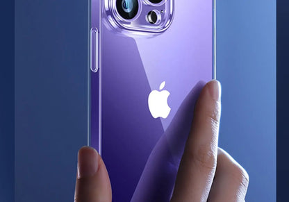 Ultra Thin PC Hard Crystal Clear Case For iPhone 17 16 15 14 Plus 13 12 11 Pro Max XR Glossy Transparent Camera Protection Cover.