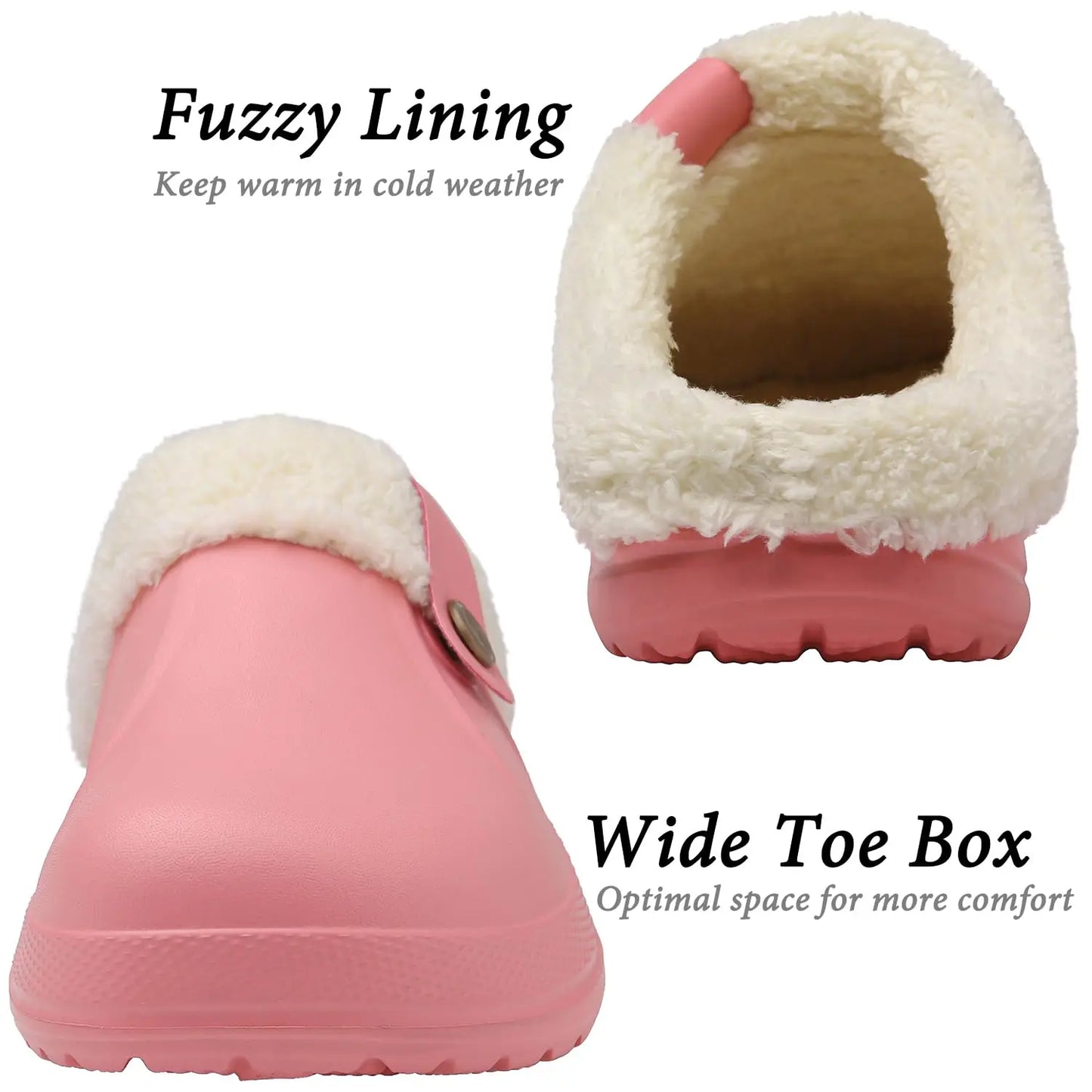 Fashion Men Cotton Slippers Winter Women Men Short Plush Slippers Casual Waterproof Garden Men Shoes New Fur Furry Cotton Shoes