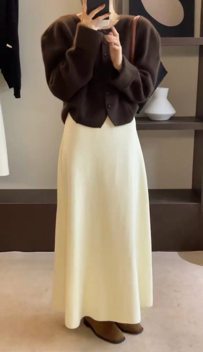 2024 Korean Version of Pure Wool, Super Big Swing Length~ Super Good Quality Big Swing Skirt~.