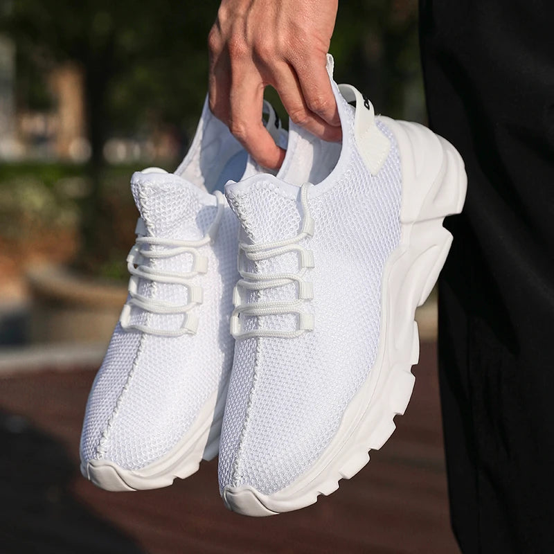 2025 männer Laufschuhe Atmungsaktive Leichte Männliche Tennis Anti-slip Outdoor herren Turnschuhe Weiche Spitze Up Sport Schuhe zu Fuß.