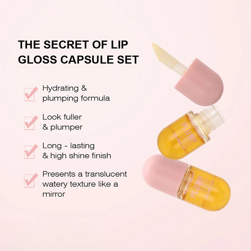 Long Lasting Lip Plumper Oil Instant Volumising Enhancer Lip Serum Collagen Lips Volume Lipgloss Sexy Cosmetic Volume Increases.