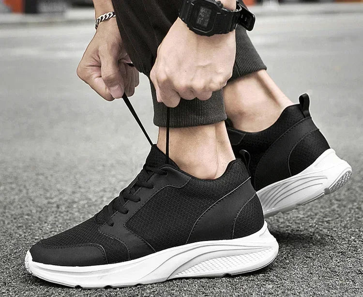 Männer Aufzug Schuhe Höhe Erhöhen Turnschuhe Schuhe für Männer 10 cm Sport Casual Schuhe Unsichtbare Innere Erhöhung 8 cm Weiße Schuhe.