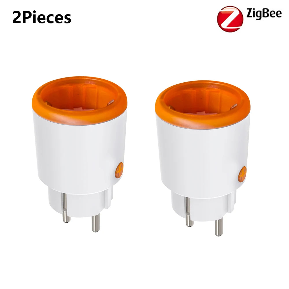 Zigbee Smart Plug 16A EU Smart Steckdose mit Power Monitoring Timing Funktion Sprachsteuerung über Homekit Alexa Google Home Yandex.