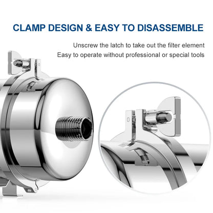 Wheelton PVDF UF 3500L/H Water Purifier Whole House Ultrafiltration Filter 0.01um Filtration SUS304 Drinkable Water.