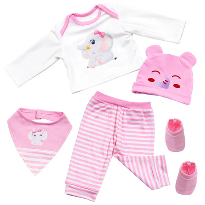 New Doll Clothes For 20-22Inch Baby Doll 50-55cm Reborn Babies Doll Clothes.