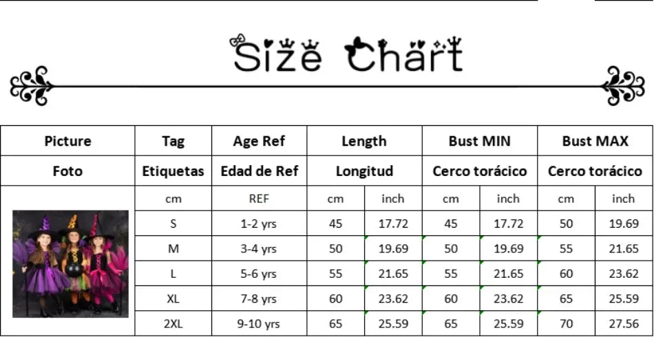 Halloween Malefice Kostüm für Kinder Karneval Party Kleidung Set Hexe böse Königin Cosplay Kostüm für Mädchen Phantasie Tüll Tutu Kleid.