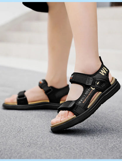 Kids' Summer Breathable Sport Sandals for Boys Casual Beach Shoe Comfortable Soft Sole Children's Fashion Non-slip Sandalias