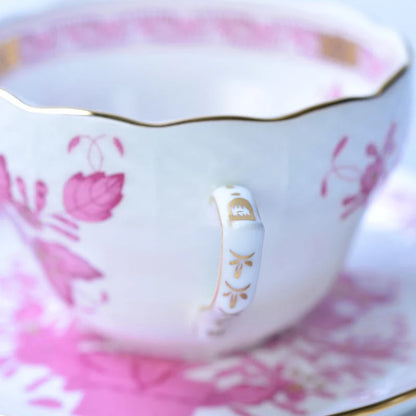 Classical Cup and Saucer Flower Basket Coffee Mug Afternoon Tea Cup Dessert Saucer Home Drinking Cup Saucer Valentine's Day Gift.