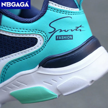 Children Sport Shoes Boys Fashion Mesh Breathable Casual Sneakers Lightweight Running Shoes Comfort.