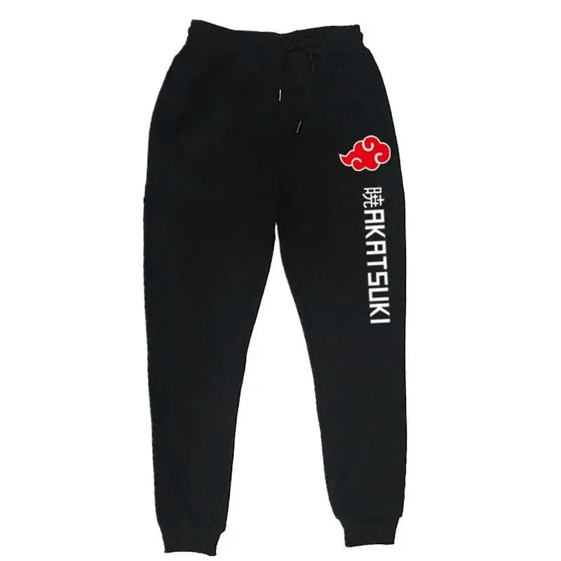 Fashion Print Men's Women's Jogging Hip Hop Pants Street Clothing Hot Selling Anime Pants Akatsuki Fleece Trousers S-3XL.