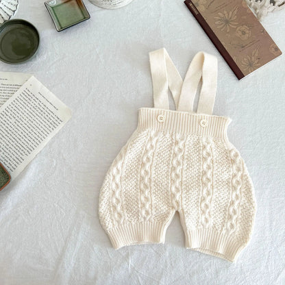 2022 Baby Strampler Sleeveless Herbst Kleinkind Mädchen Jungen Overall Gestrickte Solide Neugeborenen Kinder Kleidung Super Weiche Ein Stück Gesamt
