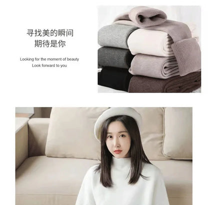 Ladies Pantyhose Autumn Winter Warm Leggings Cotton Women Vertical Striped Pants Elasticity Thicken Stocking Female Tights