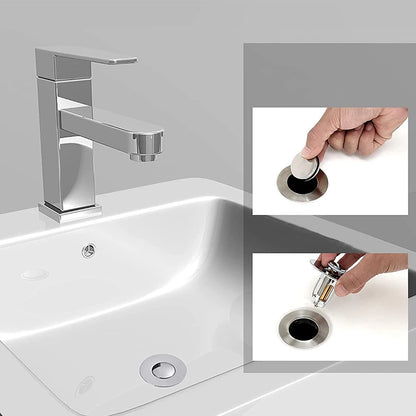 Drücken Sie Bounce Becken Pop-up-Abflussfilter Badezimmer Dusche Waschbecken Filter Stecker Waschbecken Haar Waschbecken Sieb Küche Badewanne Stopper