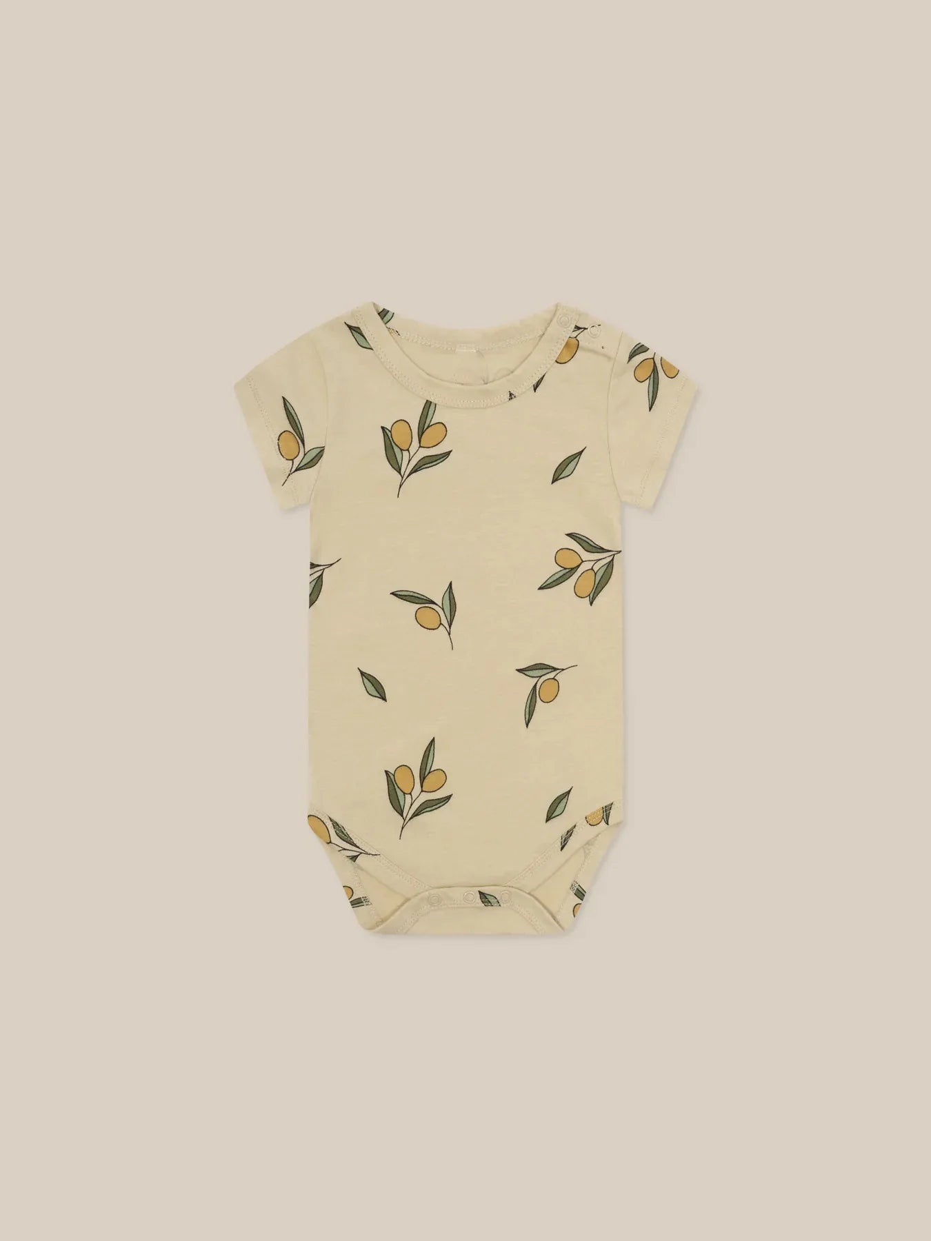 Babyanzug 2025, neuer süßer Baby-Kurzarm-Dreieckstaschen-Furz-Overall im Instagram-Stil für drinnen und draußen.