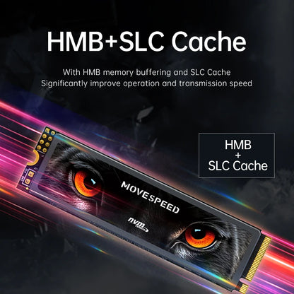 MOVESPEED 7450MB/s SSD NVMe M.2 2280 4TB 2TB 1TB Internal Solid State Hard Disk M2 PCIe 4.0x4 2280 SSD Drive for PS5 Laptop PC.