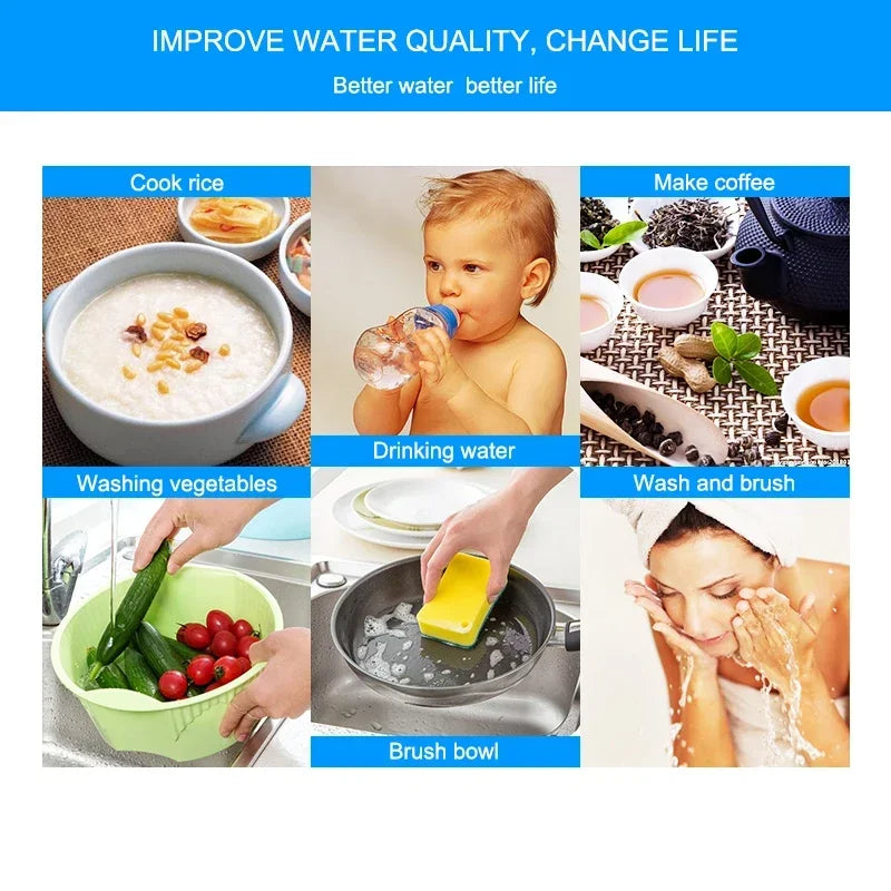 Water Purifier Filter 5 Micron 4 x 10" ppf Filter Sediment Water Filter Cartridge (4 pcs) Aquarium pre-filters