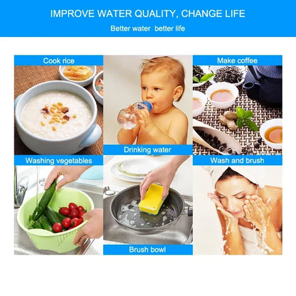 Water Purifier Filter 5 Micron 4 x 10" ppf Filter Sediment Water Filter Cartridge (4 pcs) Aquarium pre-filters