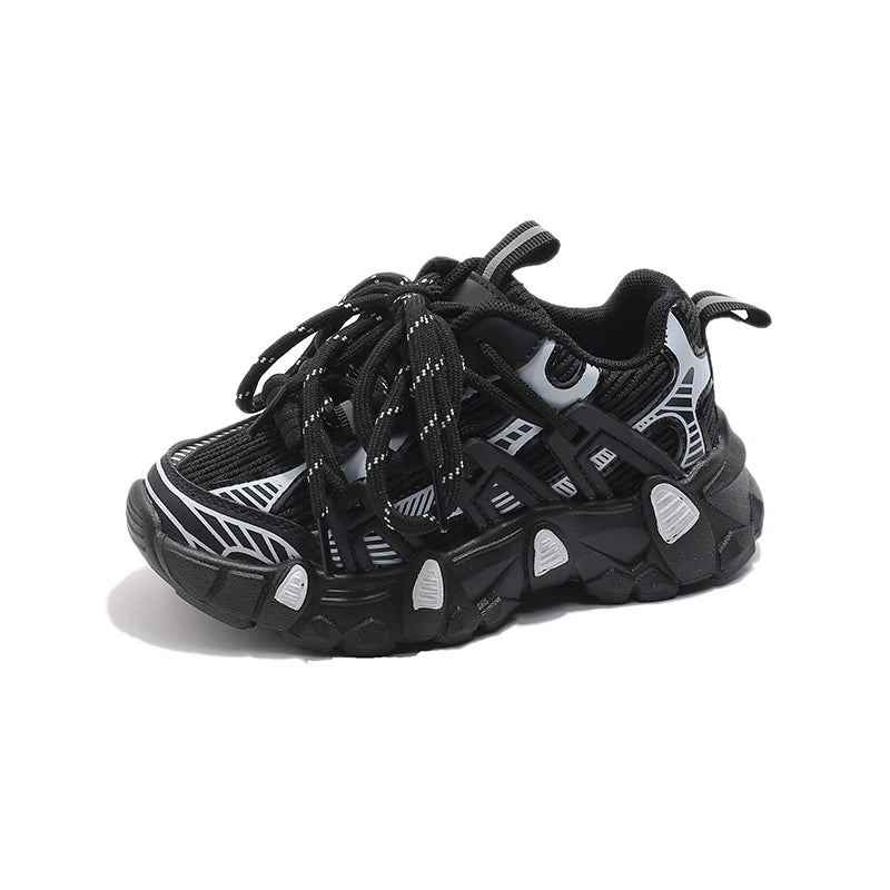 Kids Sneakers for Girls 2025 New Toddlers Causal Shoes Spring Autumn Chunky Versatile Children School Basketball Shoes Non-slip