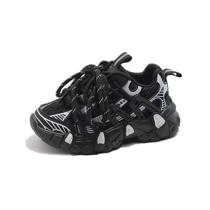 Kids Sneakers for Girls 2025 New Toddlers Causal Shoes Spring Autumn Chunky Versatile Children School Basketball Shoes Non-slip