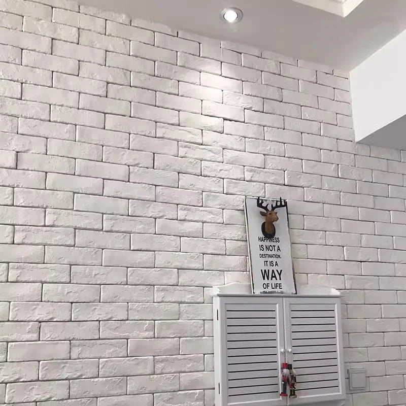 3D brick wall sticker tile 3D wall decor waterproof stone tile ceramic mosaic TV background wall bedroom kitchen home wall decor