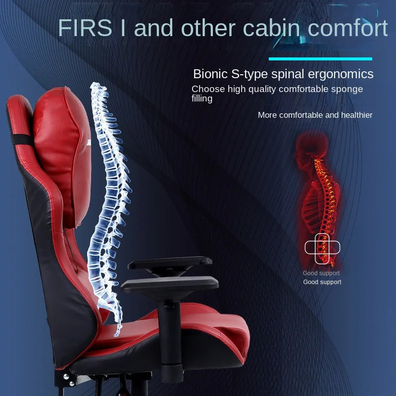 Rosa gaming stuhl für mädchen computer stuhl höhe einstellbar komfortable bürostuhl mit kopfstütze lenden kissen Swivel Stuhl