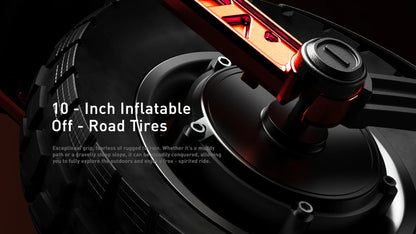 JOYOR S10-S-Z Folding Electric Scooter Dual 1000W Motor 10" Adults E-scooter with 60V 18Ah Battery.