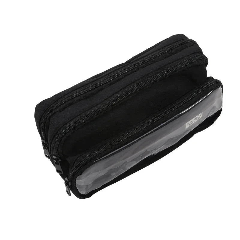 Chic Einfarbig Bleistift Fall Koreanische Einfachheit Transparent Stift Tasche Große Kapazität Organizer Tasche Schule Liefert Schreibwaren tasche.