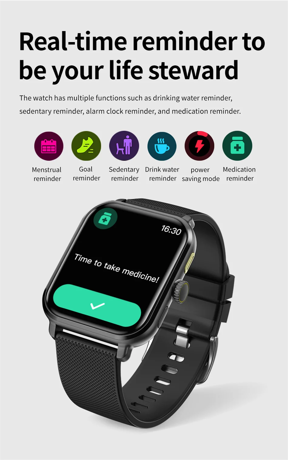 New 1.95" Smart Watch women Voice Call Heart rate Blood Pressure Custom Watches dial GPS Sport trajectory Smartwatch Men Women.