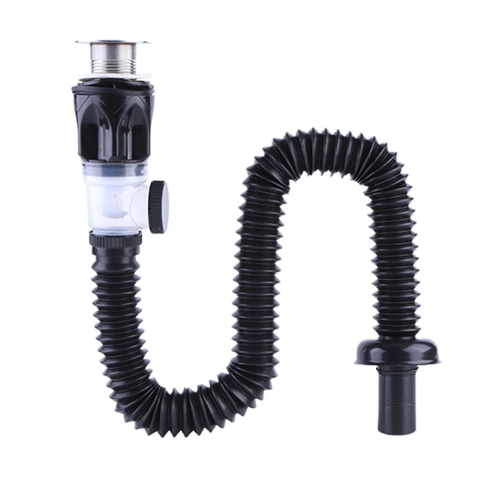 Universal Waschbecken Abflussrohr Set Versenkbare Deodorant Kanalisation Entwässerung Wasser Schlauch Waschbecken Abtropffläche Badezimmer Küche Zubehör