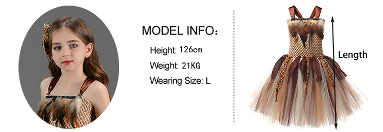 Höhlenmädchen-Kostüm für Kinder, Halloween-Tutu-Kleid, wilder Mann, Baby, Cosplay, Geburtstag, Dschungel, Karneval, Party, Kleider, ausgefallenes Tutus-Outfit.