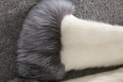 Mit kapuze Lose Faux Pelz Jacke Frauen Dicke Herbst Winter Koreanische Maxi Mantel Lange Warme Luxus Pelz Parkas Bontjas Pelzigen Oberbekleidung.