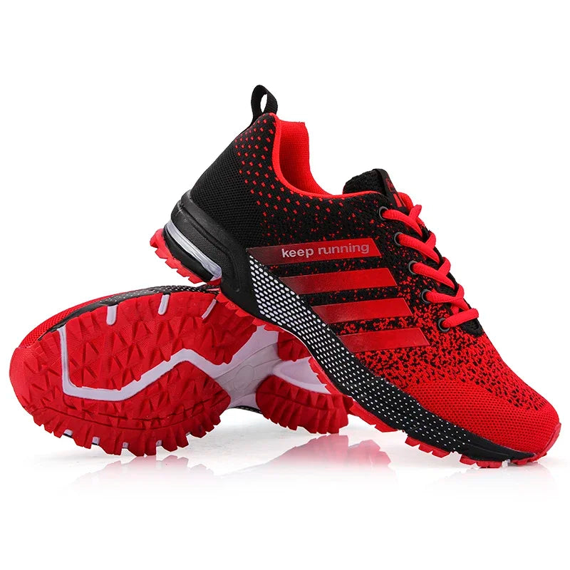 Men Running Shoes Fashion Couple Sneakers Breathable Casual Sport Shoes Outdoor Walking Jogging Tennis Shoes Athletics Plus Size
