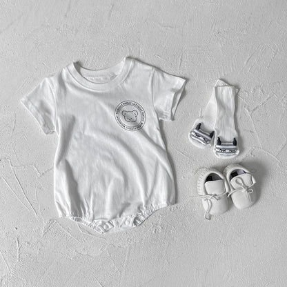 0-2Y Sommer Baby Body Niedlichen Cartoon Gedruckt Einteiliges für Kleinkinder Mädchen und Jungen Baby Kleidung Kleinkind Kurzarm Overall.