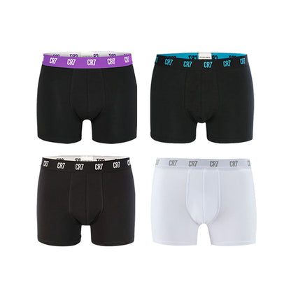 CRIIS SEVEN 7 Boxershorts für Herren, Cristiano Ronaldo, Basic-Unterwäsche aus Baumwolle, Herren-Badehose, Turnhose, bequeme Unterhose