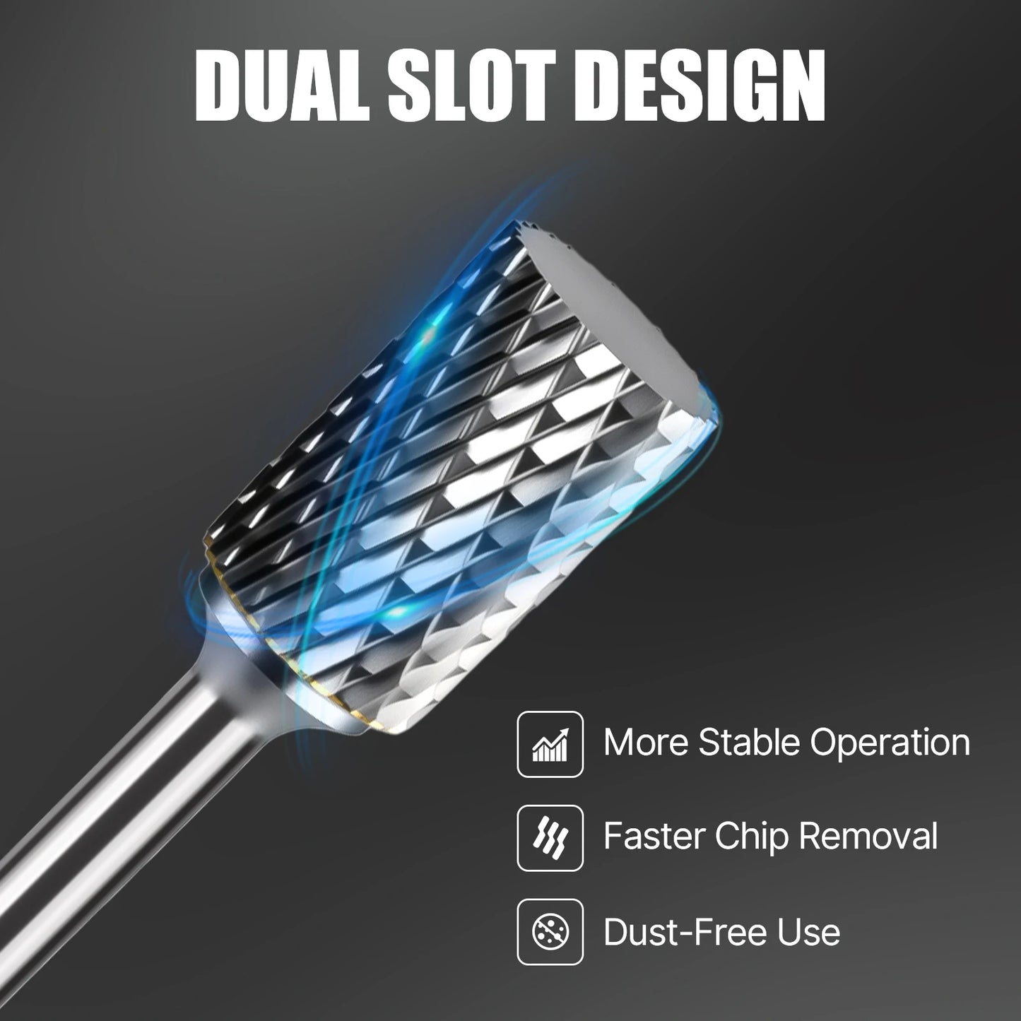 Versery AX Typ Kopf Hartmetall Legierung Dreh Datei Bohrer Fräsen Carving Bit Punkt Grat Stabschleifer Schleif Werkzeuge