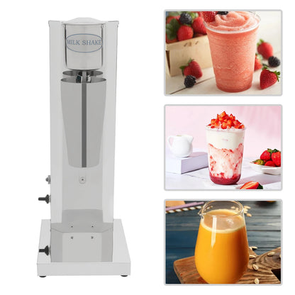 180W 650ML Commercial Milk Shake Machine Stainless Steel Milkshaker Machine 18000rpm Milk Cream Mixer.